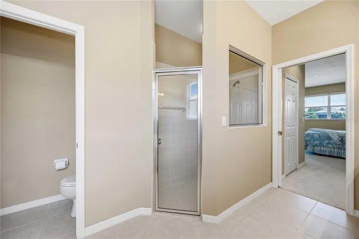 Separate Shower and water closet