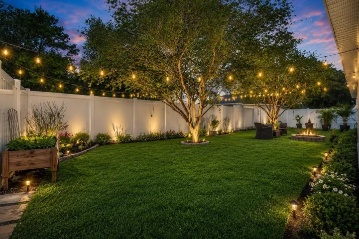 Virtually Staged Backyard
