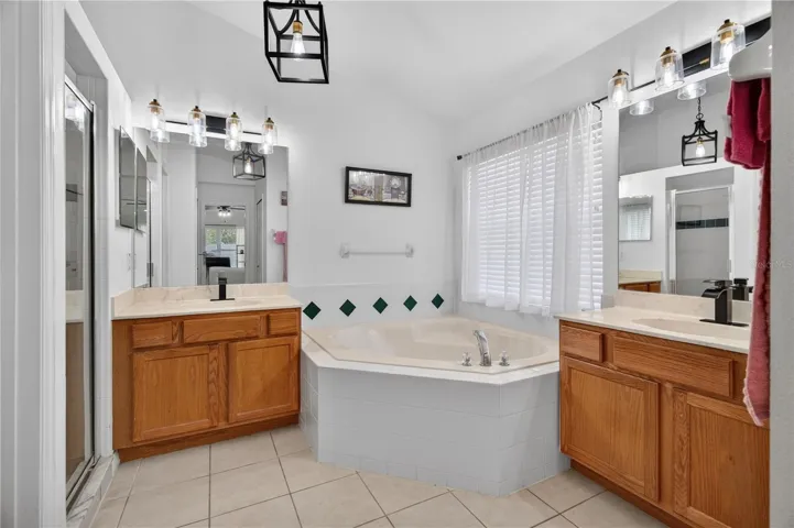 Primary Bathroom with Garden Bath