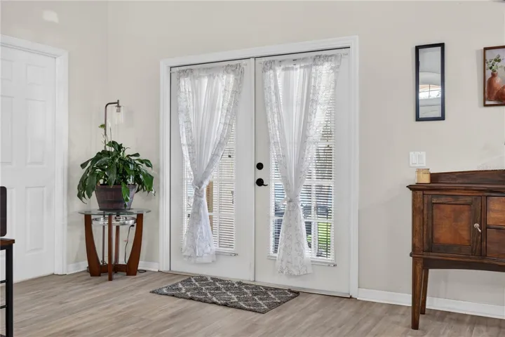 French Door leading to the backyard