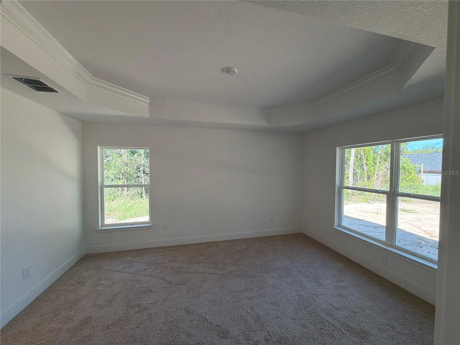 Under construction. Current state of build as of 9-5-26. Master Bedroom.