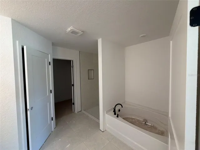 Under construction. Current state of build as of 9-5-26. Master Bath.