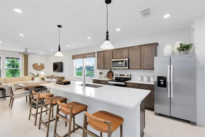 Model Home Design Only. Pictures and furnishings are for illustrative purposes only. Elevations, colors and options may vary. Furniture is for model home staging only.