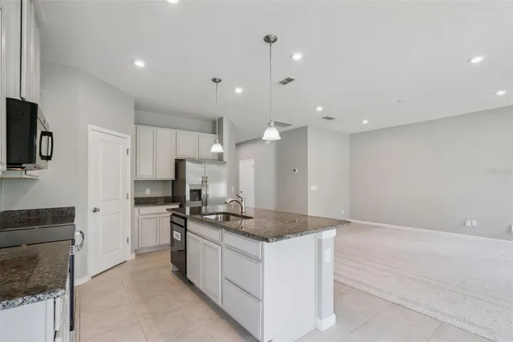 Large kitchen island