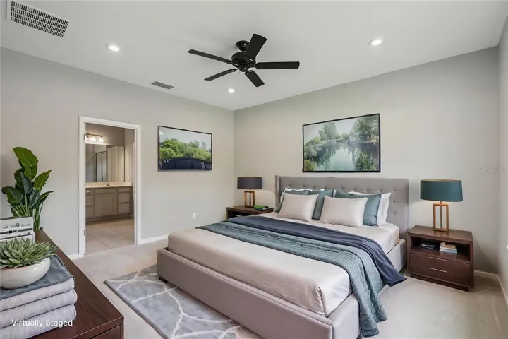 Huge primary bedroom with en-suite