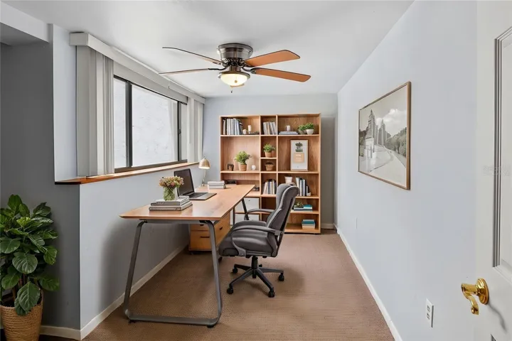 Virtually staged bonus room