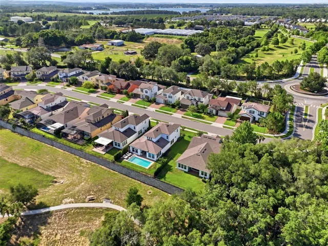Aerial Rear View of the Property