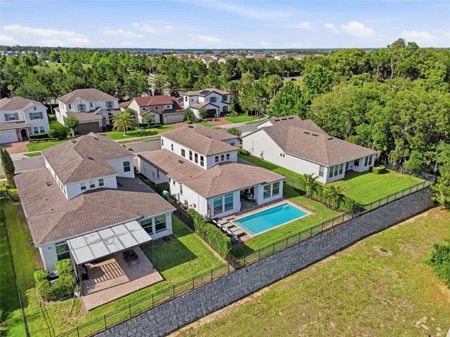 Aerial Rear View of the Property