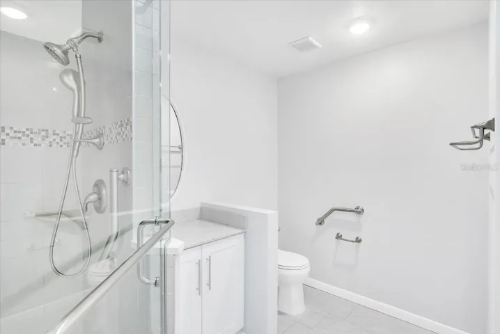 Primary suite bathroom.
