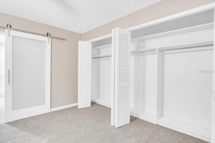 Primary suite closet.