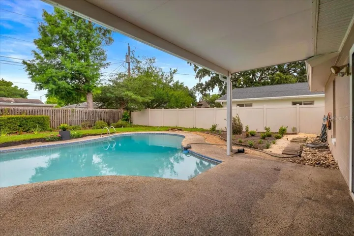 Beautiful private pool area.