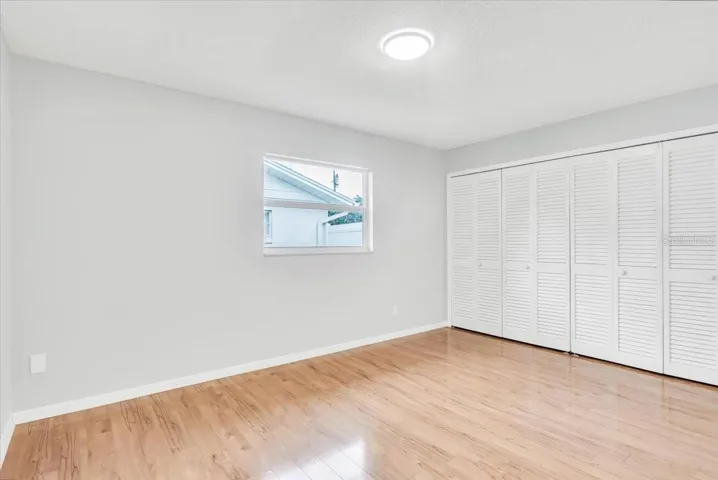 Bedroom #2 with large closet.