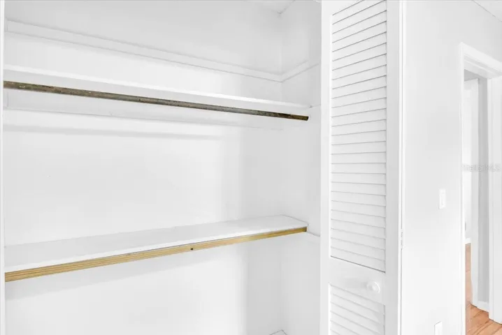 Hallway closet.