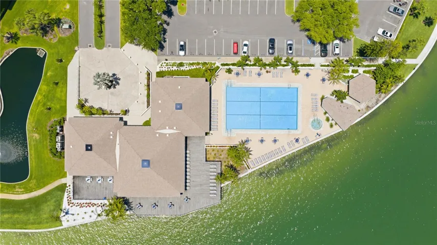 Aerial view of the Yacht and Tennis Club Community