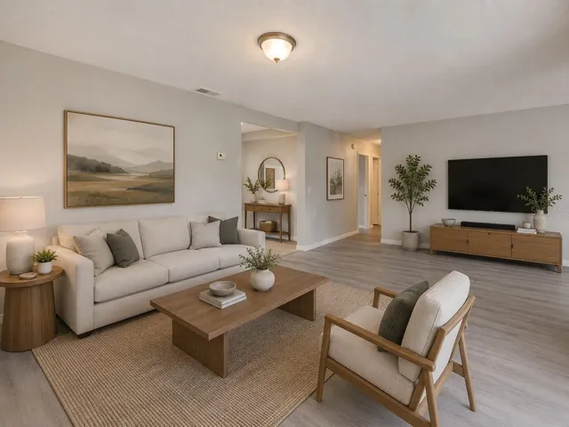 Virtually Staged Living Area