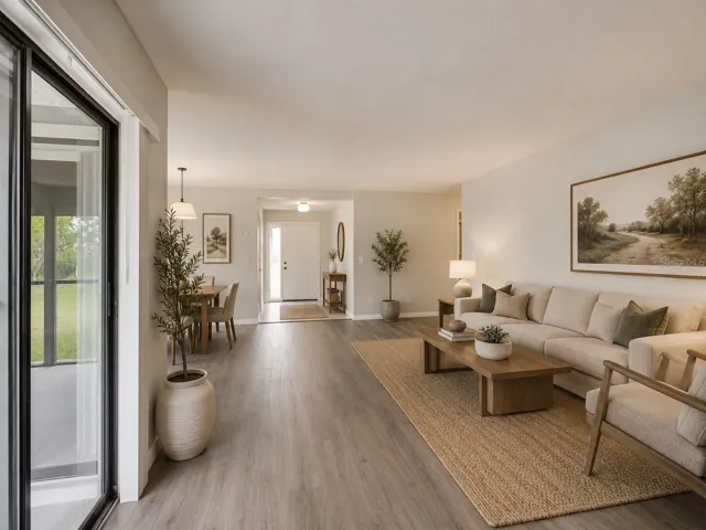 Virtually Staged Living Area