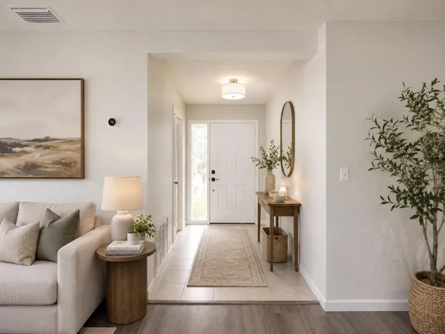 Virtually Staged Foyer