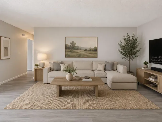Virtually Staged Living Area