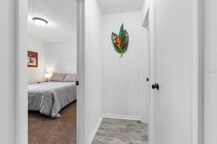 Downstairs guest room and bath