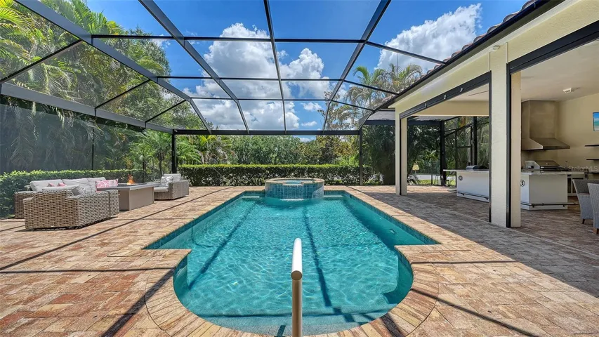 Gas heated Pool and Spa