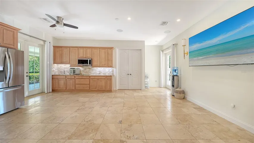 First Floor - Private Guest Living Quarters with Kitchenette