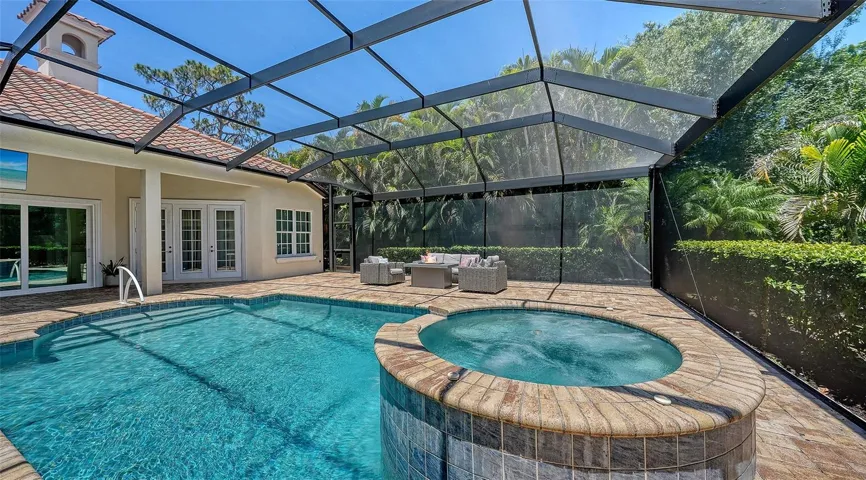 Gas heated Pool and Spa