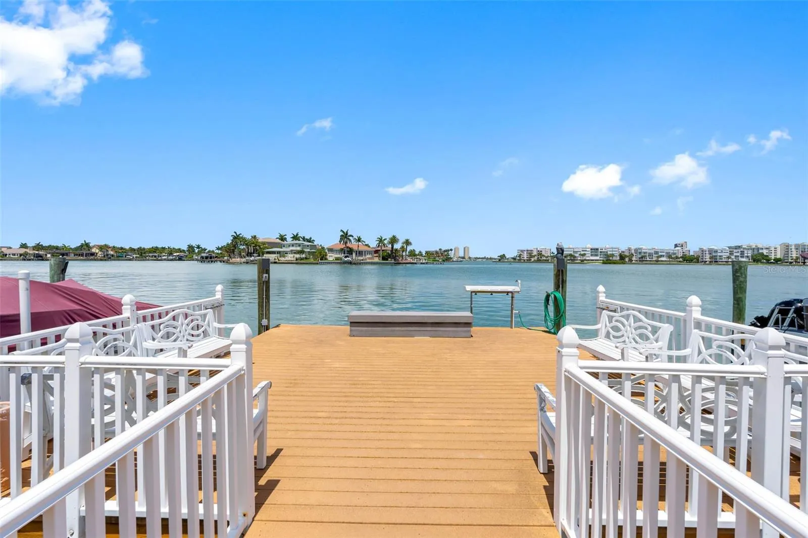 fishing dock is a great place to fish or just sit and take in the view