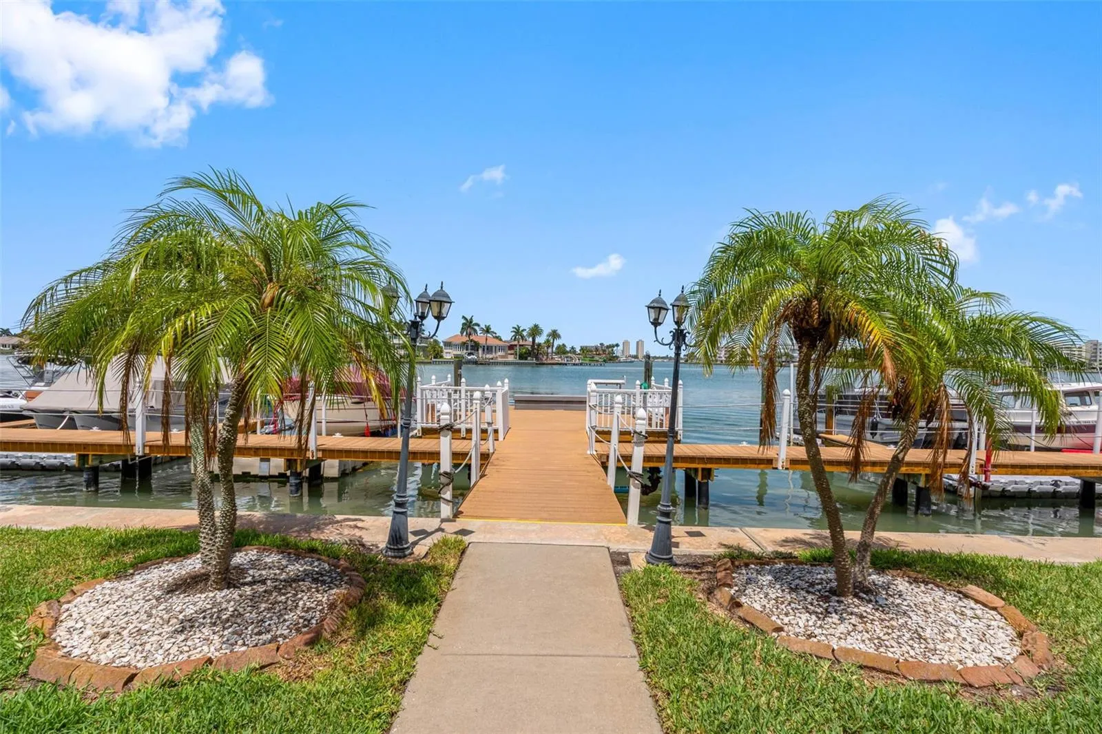 entrance to fishing dock