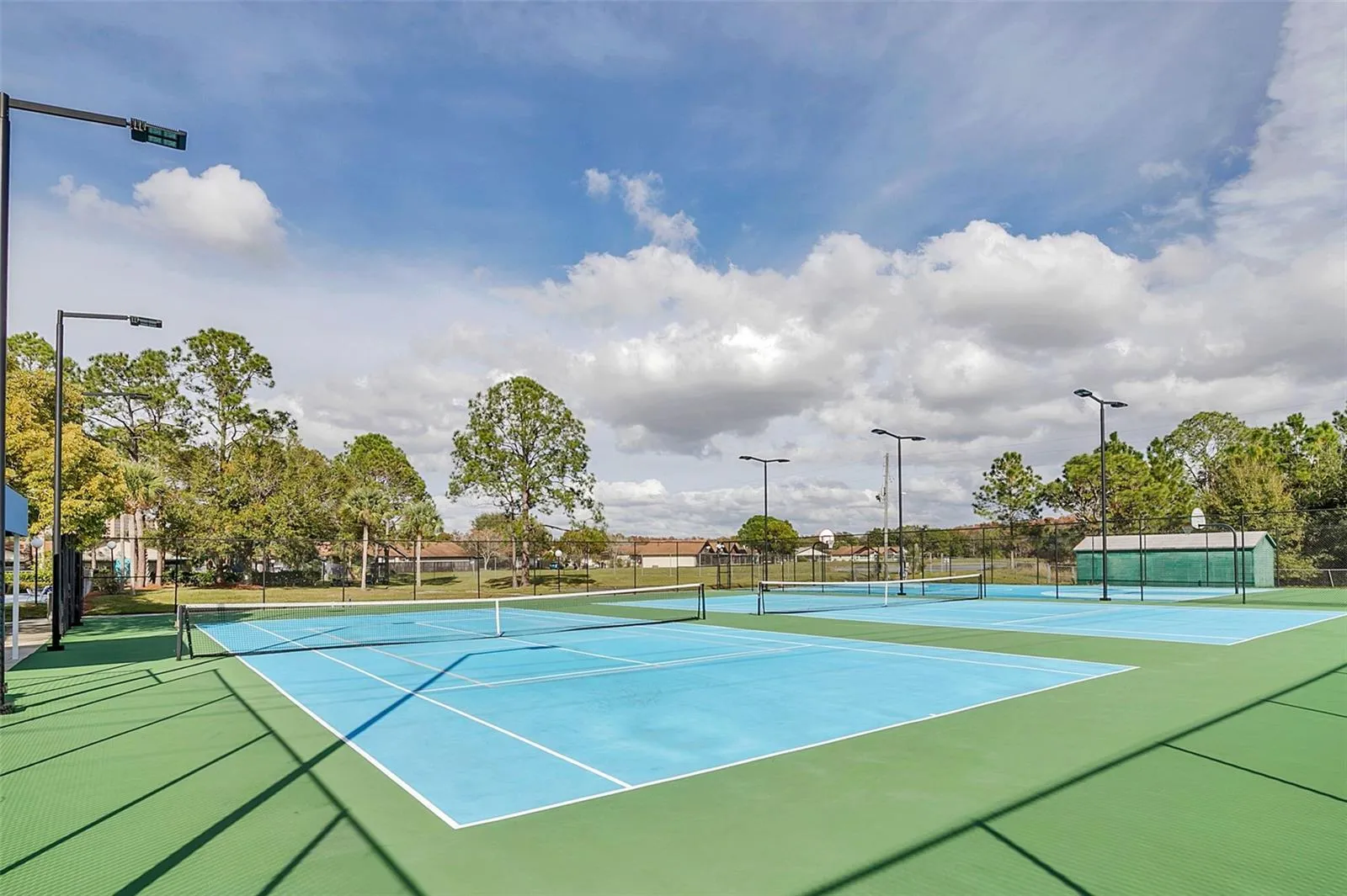Community tennis court