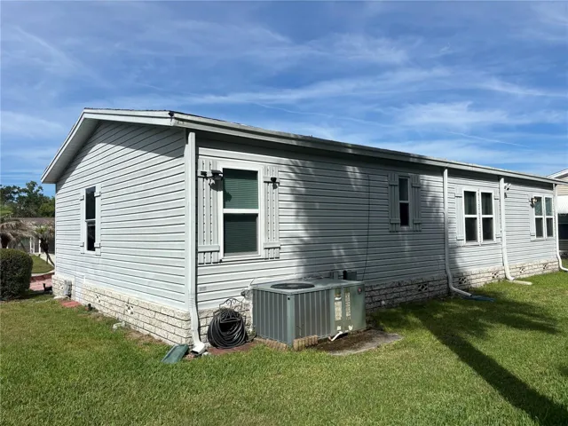 back and side of house