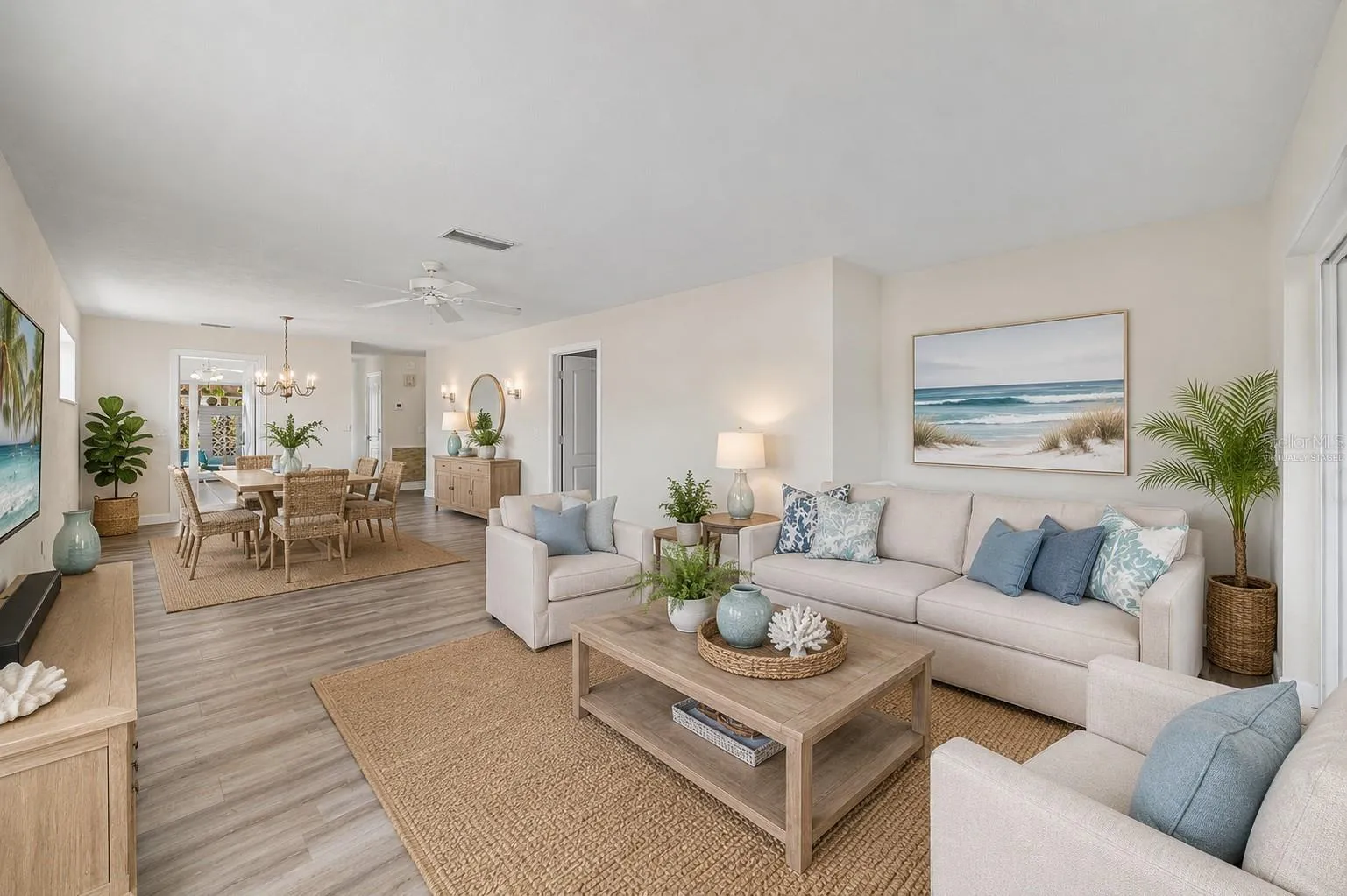 Virtually Staged / Living Dining Areas