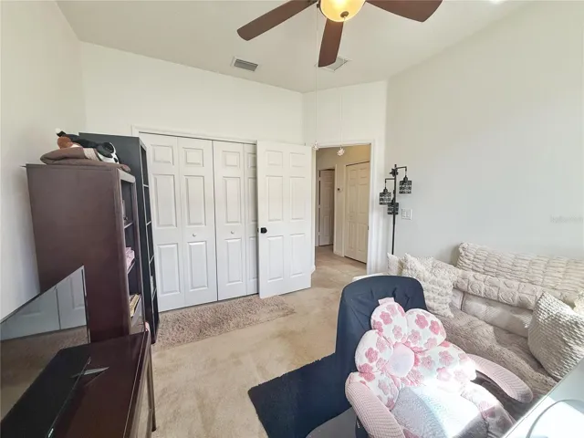 Additional view of bedroom two with built-in closet