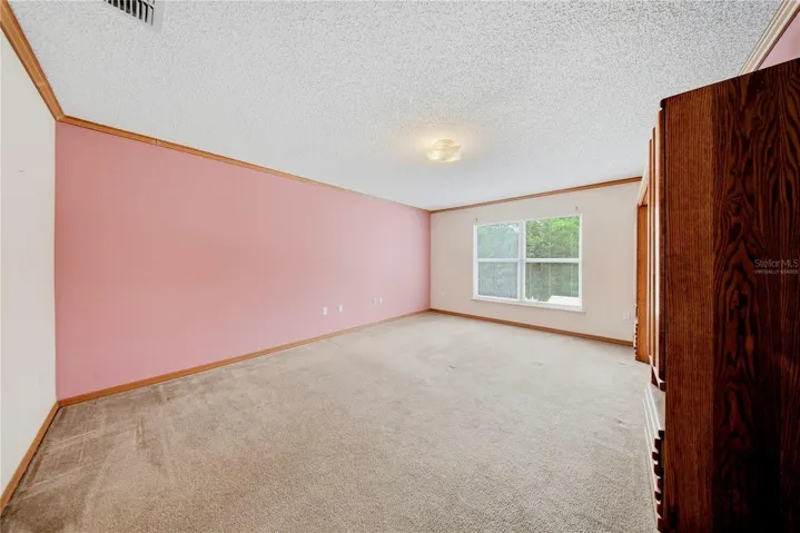 Primary Bedroom. AI Rendering. Virtually staged and painted