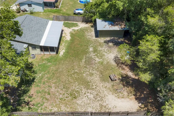 Aerial Backyard