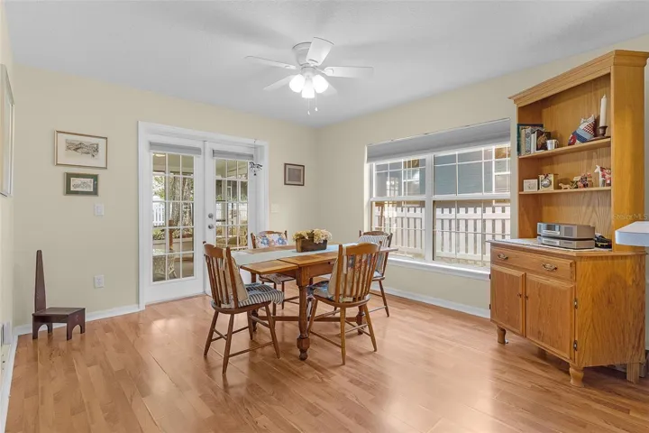 VIEW OF SPACIOUS DINING ROOM