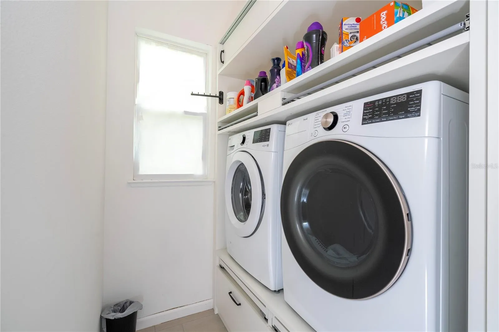 Spacious laundry room