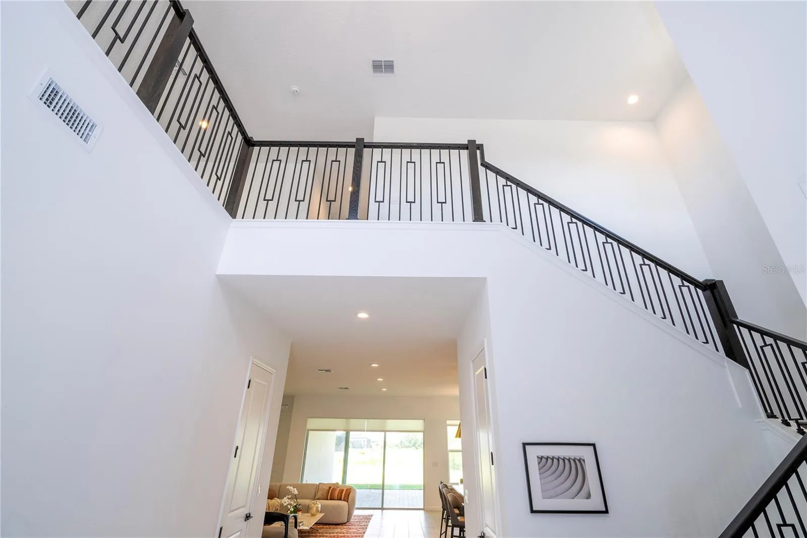 Open Rail Staircase