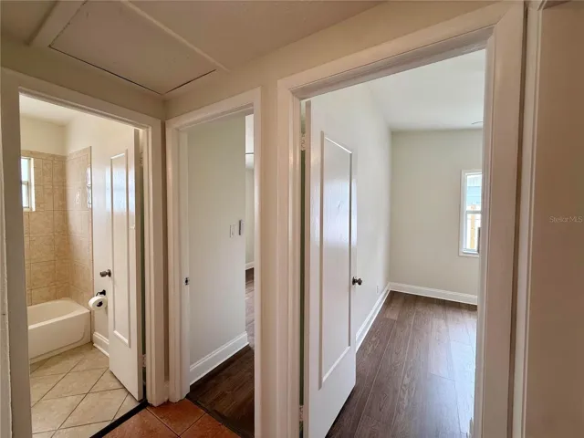 Bedrooms 2 and 3 next to 2nd Bathroom.
