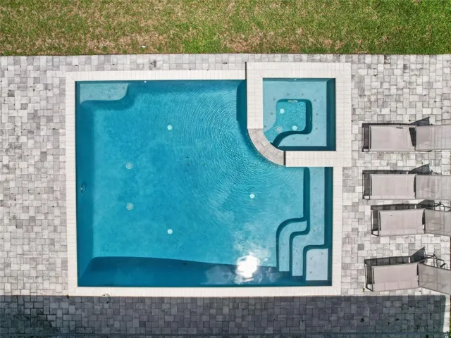 Aerial View of the Pool