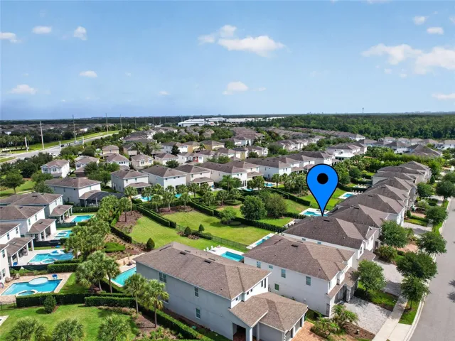 Aerial View of the Home
