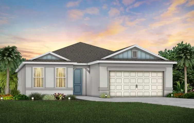 Exterior Design. Artistic rendering for this new construction home. Pictures are for illustrative purposes only. Elevations, colors and options may vary.