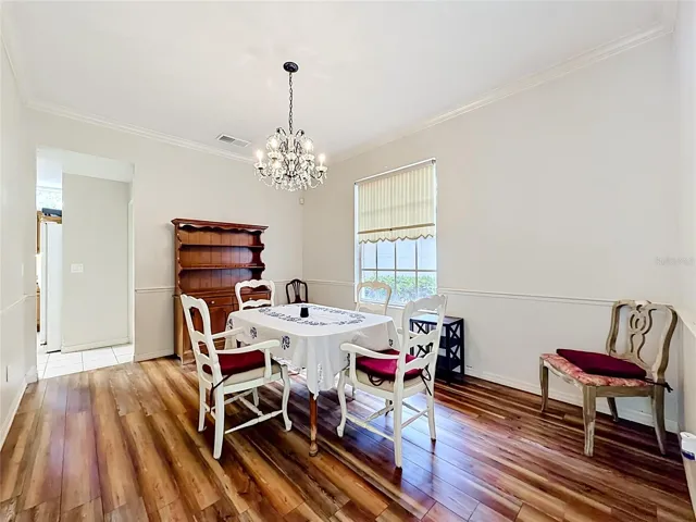 Formal dining room ideal for entertaining family and guests