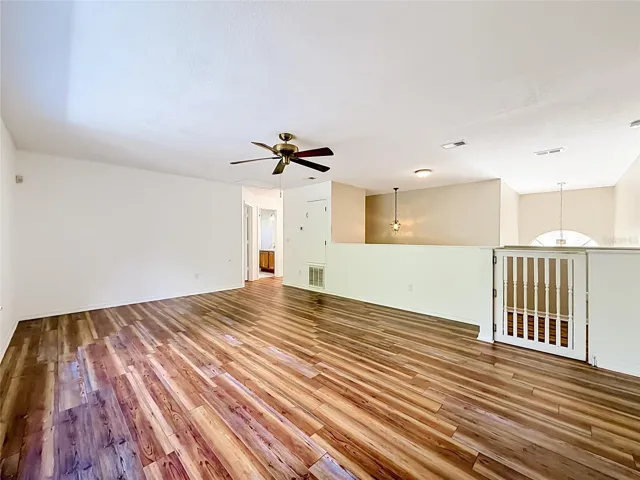 Large open loft overlooking the main living areas below