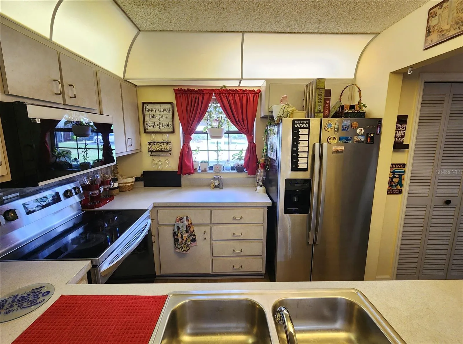 Kitchen View From Bar