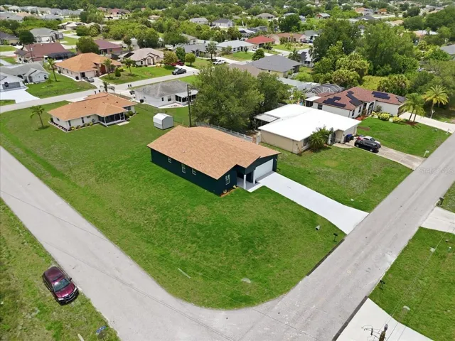 corner lot aerial