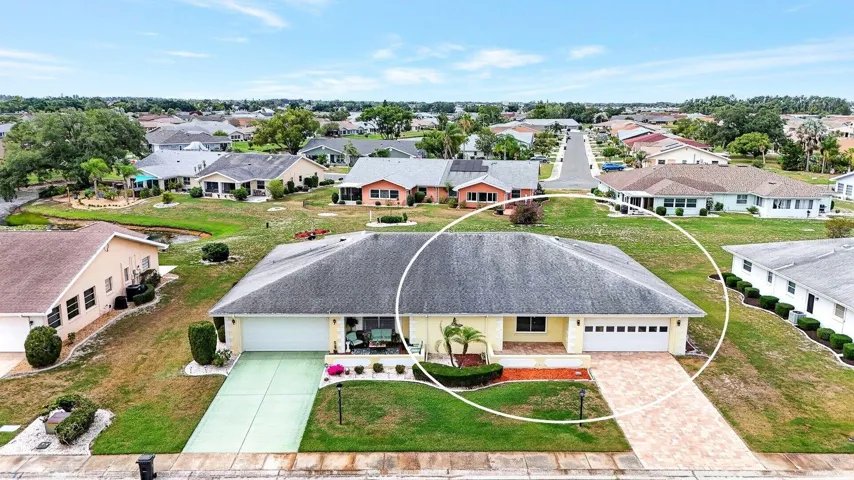 Aieral showing front of home