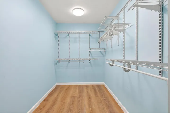 Master walk in closet
