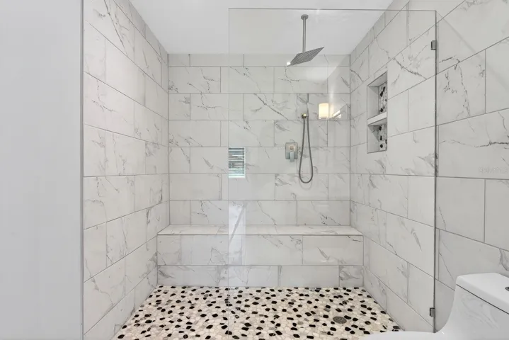 Gorgeous Master Shower with seat bench