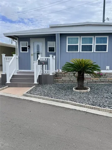 New this Year: Front Porch Addition *  Maintenance Free Large Stone Decor in the Front
