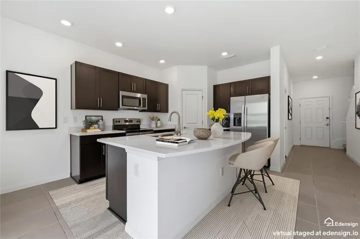 Virtually Staged Kitchen